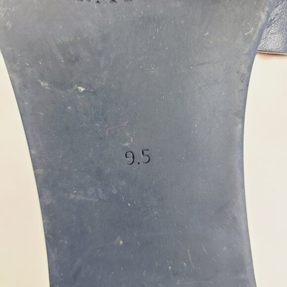 Tory Burch Women's Navy Blue Melinda Leather Strap Slide Sandal Size US 9.5 - Picture 5 of 7